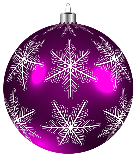 This png image - Beautiful Purple Christmas Ball PNG Clip-Art Image, is available for free download