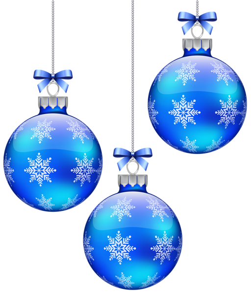 This png image - Blue Christmas Balls Decoration PNG Clipart Image, is available for free download