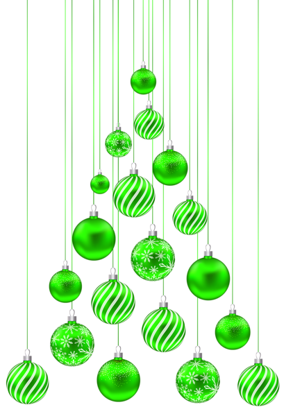 This png image - Christmas Balls Tree Transparent PNG Clip Art Image, is available for free download