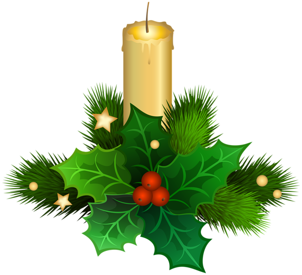 clipart christmas candles - photo #22