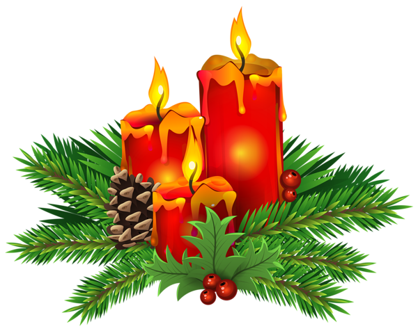 christmas clipart candles - photo #5