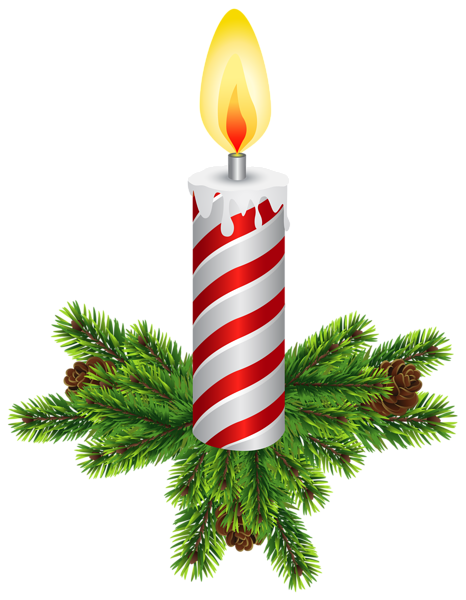 clipart christmas candles - photo #47
