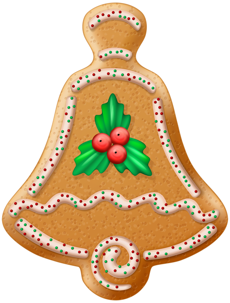 This png image - Christmas Cookie Bell Transparent PNG Clip Art Image, is available for free download
