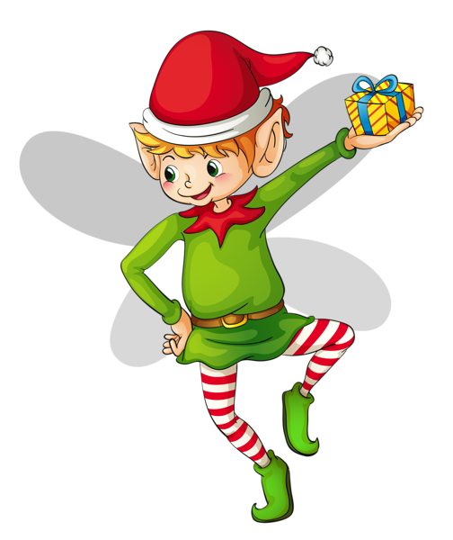 free clipart of christmas elves - photo #12