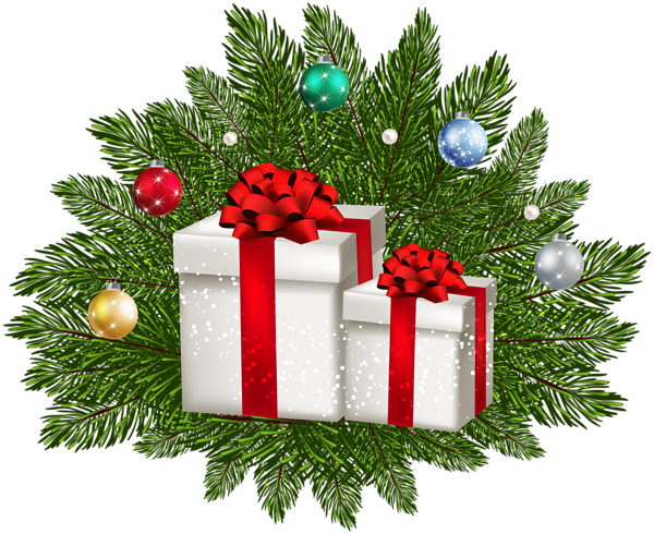 This png image - Christmas Deco Gifts Transparent PNG Clip Art, is available for free download