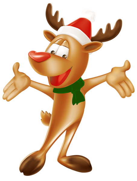 This png image - Christmas Deer PNG Clip Art Image, is available for free download