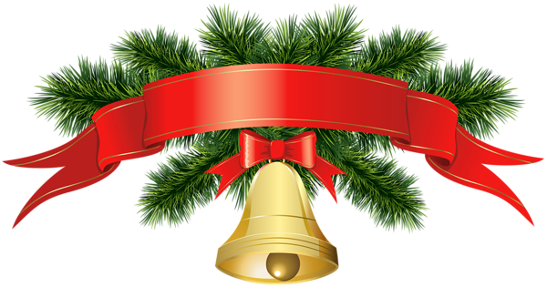 This png image - Christmas Golden Bell Banner Transparent Clip Art Image, is available for free download