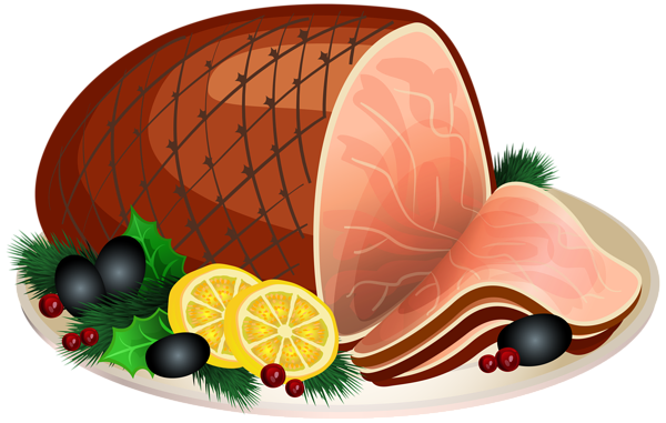 This png image - Christmas Ham Transparent PNG Clip Art Image, is available for free download