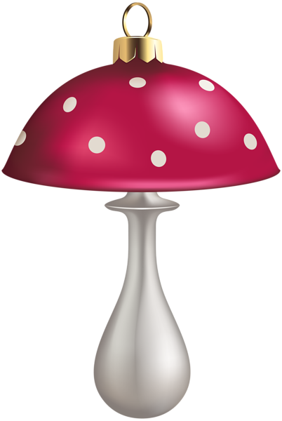 This png image - Christmas Mushroom Ornament PNG Clip Art, is available for free download
