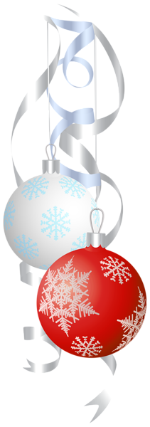 This png image - Christmas Ornaments Red PNG Transparent Clipart, is available for free download