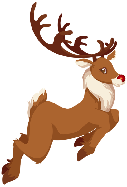 clipart rudolph red nosed reindeer - photo #50