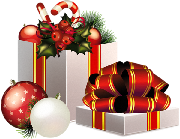 Christmas Transparent PNG Gifts Decoration