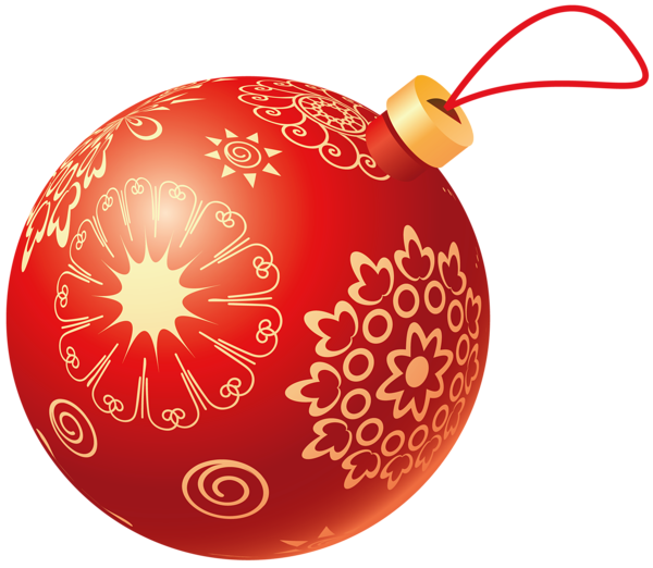 Christmas Transparent Red Christmas Ball PNG Clipart | Gallery