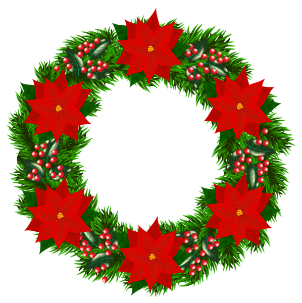 free clipart of christmas wreaths - photo #46