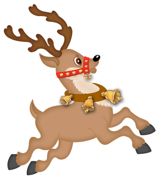free christmas reindeer clipart - photo #8