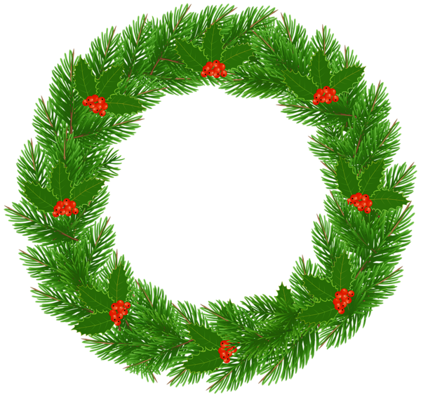 This png image - Fir Wreath PNG Transparent Clipart, is available for free download