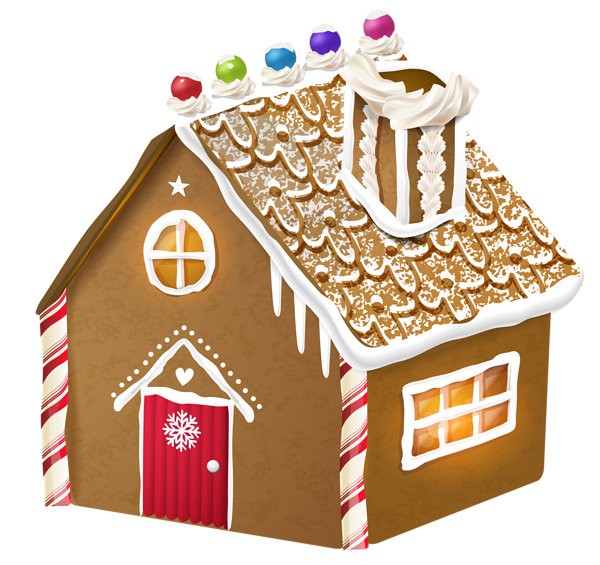 christmas clip art gingerbread house - photo #13