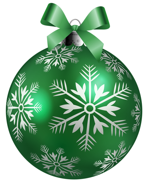 This png image - Large Green Christmas Ball PNG Clipart Picture, is available for free download