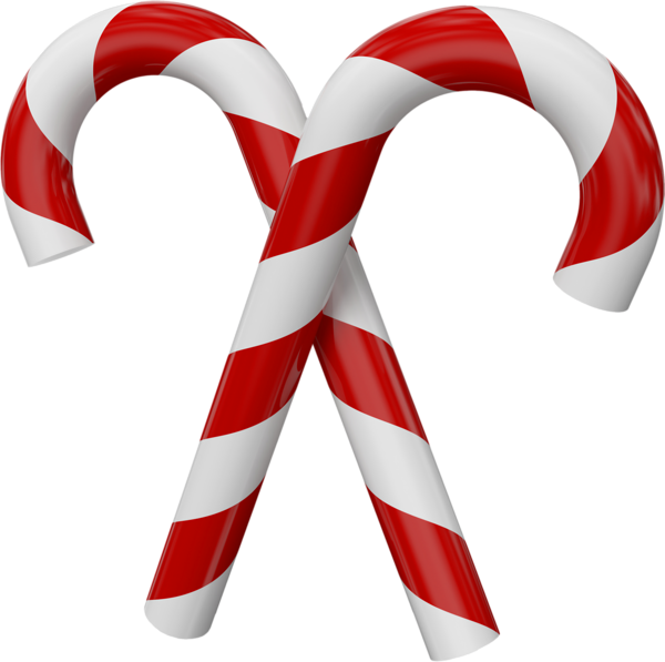 This png image - Large Transparent Christmas Candy Canes, is available for free download
