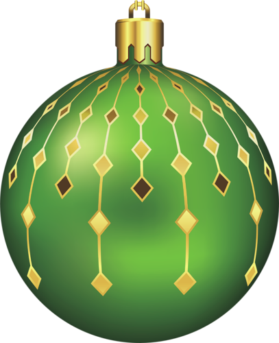 This png image - Large Transparent Green Christmas Ball Clipart, is available for free download