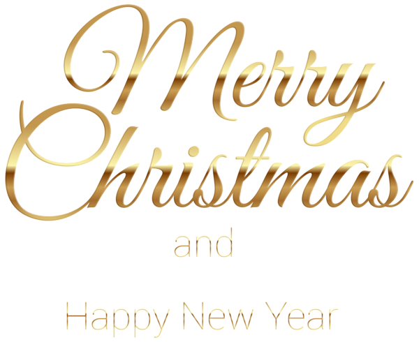 Merry Christmas Gold Transparent PNG Clip Art | Gallery Yopriceville - High-Quality Images and ...