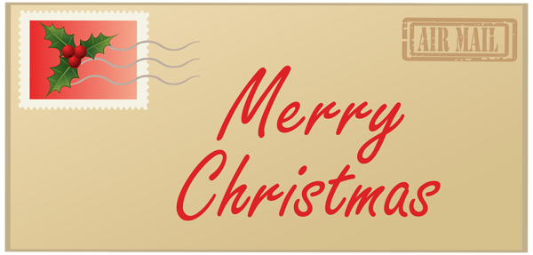 This png image - Merry Christmas Letter PNG Clipart Image, is available for free download