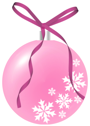 This png image - Pink Christmas Ball Clipart, is available for free download