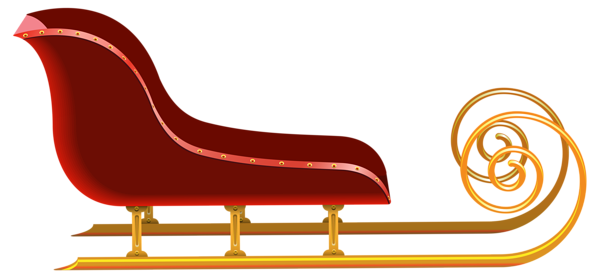 This png image - Red Sleigh PNG Clip Art Image, is available for free download