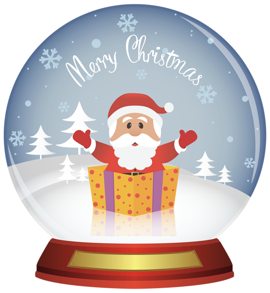 christmas snow globe clipart free - photo #4