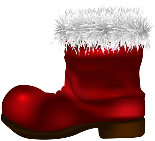 This png image - Santa Claus Boot PNG Clip Art Image, is available for free download