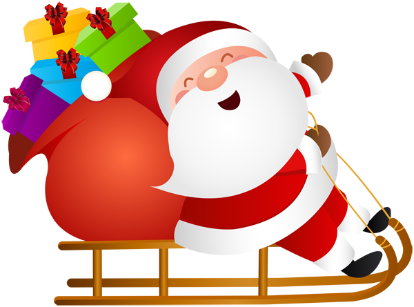 This png image - Santa Claus in Sleigh PNG Clip Art, is available for free download