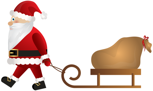This png image - Santa Claus with Sleigh PNG Clip Art, is available for free download
