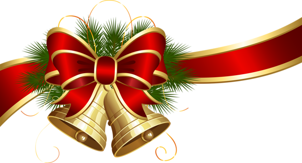 Clip Art Christmas Bells Clipart transparent christmas bells with red bow clipart pngm1399672800
