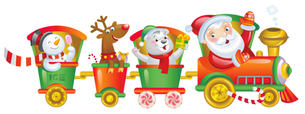 clipart christmas train - photo #3