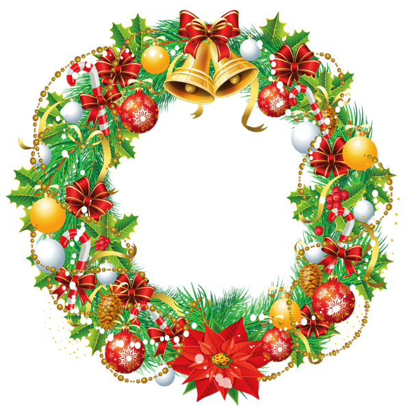 Transparent Christmas Wreath PNG Clipart Picture | Gallery Yopriceville