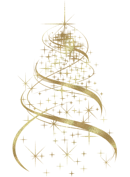 This png image - Transparent Golden Christmas Tree Decoration PNG Clipart, is available for free download