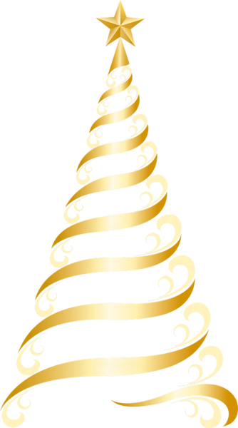 This png image - Transparent Golden Deco Tree PNG Clipart, is available for free download