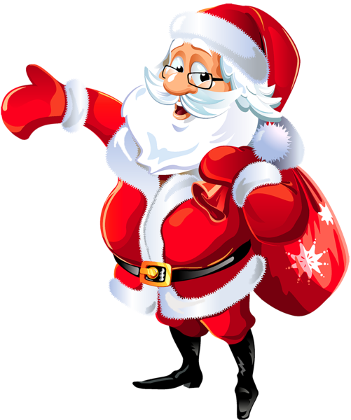 صور سانتا كلوز - صفحة 9 Transparent_Mr_Santa_Claus_Clipart