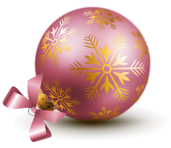 This png image - Transparent Pink Christmas Ball Ornaments Clipart, is available for free download