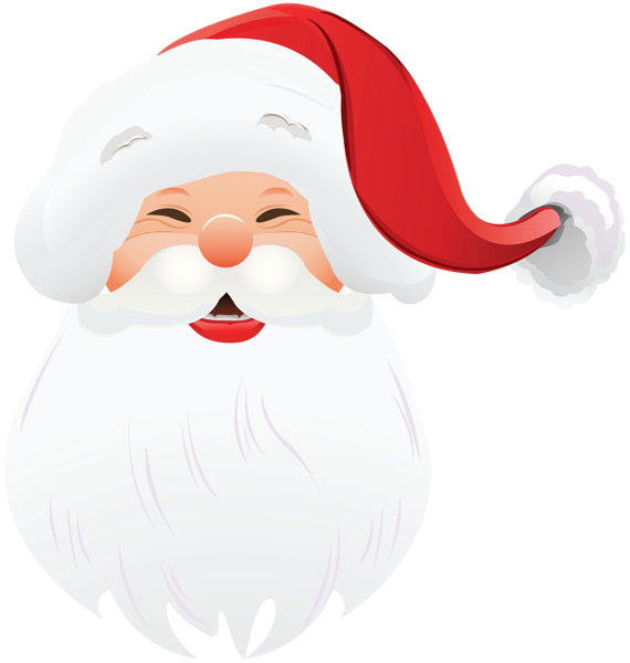 Transparent Santa Claus Face Clipart | Gallery Yopriceville - High