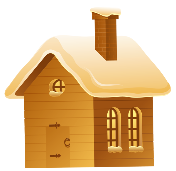This png image - Winter Night House PNG Picture, is available for free download