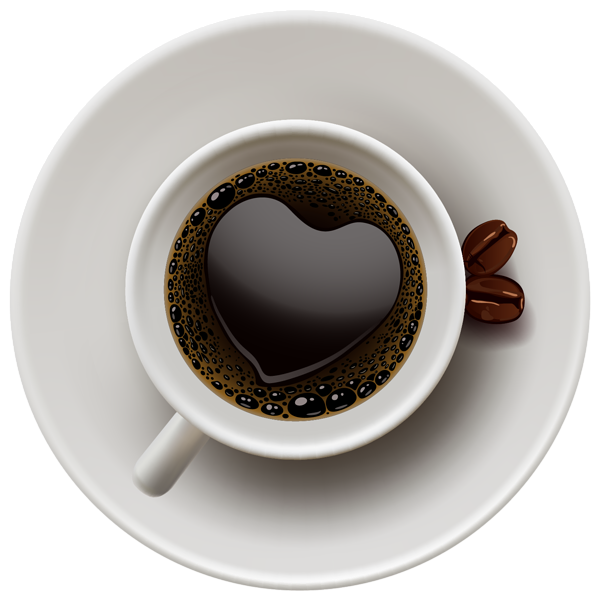 This png image - Coffee Cup with Heart PNG Vector Clipart, is available for free download