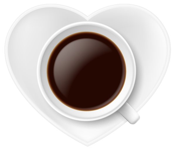 This png image - Heart Coffee Cup PNG Vector Clipart, is available for free download
