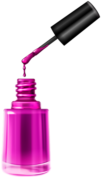 This png image - Open Pink Nail Polish PNG Clipart, is available for free download