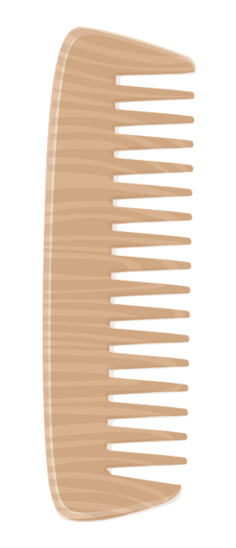 Wooden Comb PNG Clipart Image | Gallery Yopriceville - High-Quality