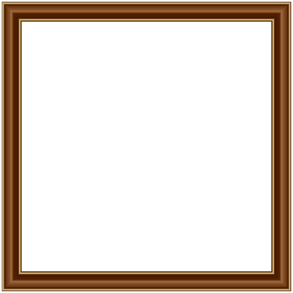 This png image - Brown Gold Border Frame Transparent PNG Image, is available for free download