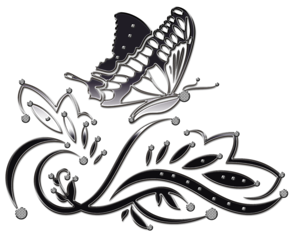 This png image - Butterfly Decorative Ornament PNG Clipart, is available for free download