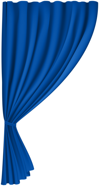 This png image - Curtain Blue PNG Clip Art Image, is available for free download