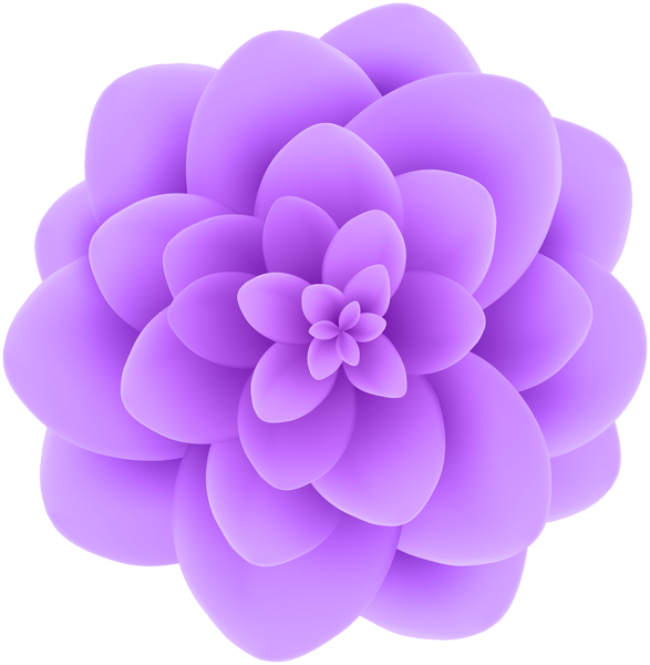 This png image - Deco Violet Flower Transparent Clip Art Image, is available for free download