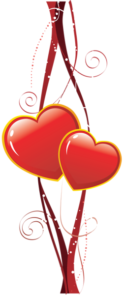 This png image - Decorative Hearts Element PNG Clipart, is available for free download